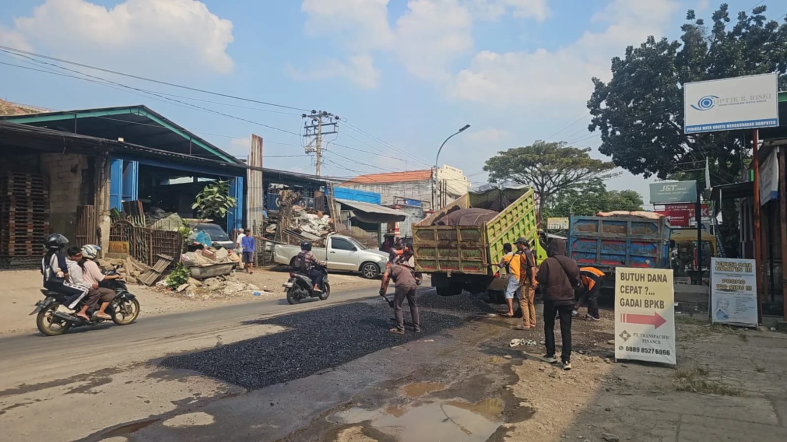 DPU Percepat Penanganan Jalan Kalipancur, Perbaikan Disesuaikan Tingkat Kerusakan