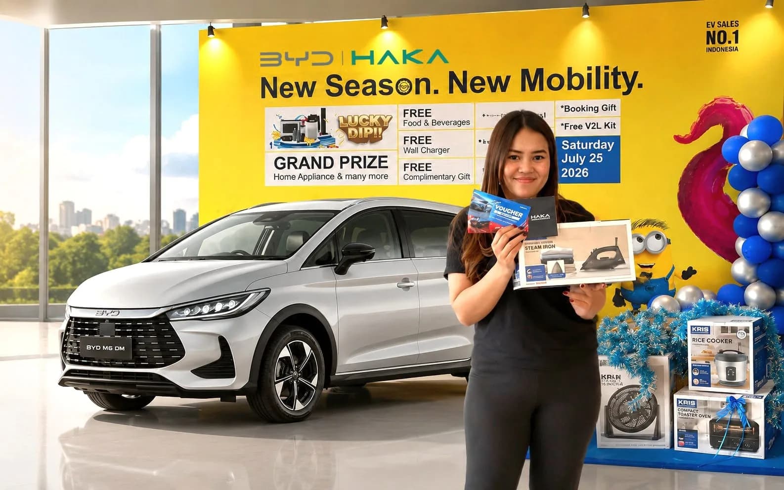 BYD M6 DM Hadir, MPV Hybrid Bidik Keluarga Indonesia
