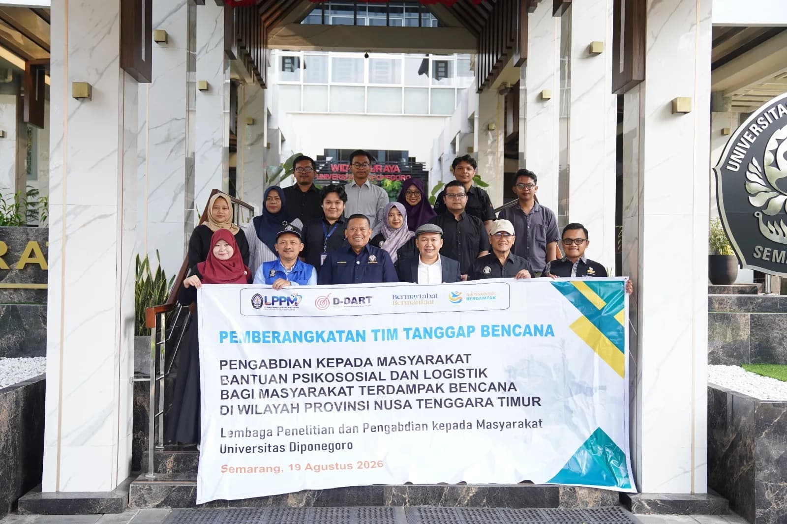 UNDIP Kirim Relawan ke NTT, Bantu Penanganan Pascagempa