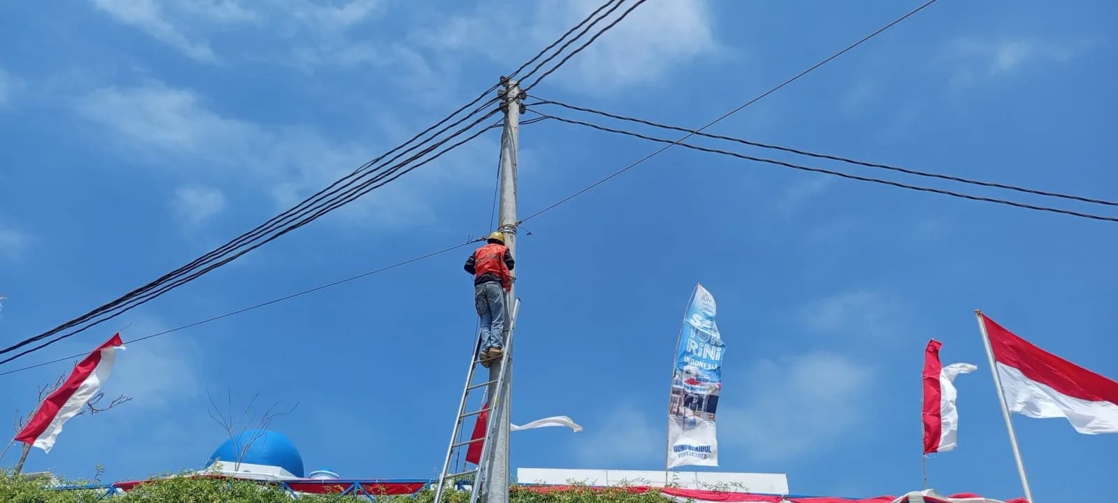 PLN Icon Plus Rapikan Jaringan di Bantul, Jaga Keandalan dan Keselamatan