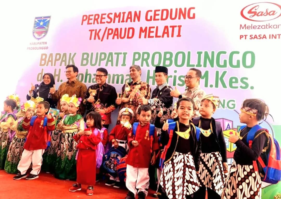Sinergi Sasa Inti dan Pemkab Probolinggo Hadirkan Fasilitas Baru TK Melati