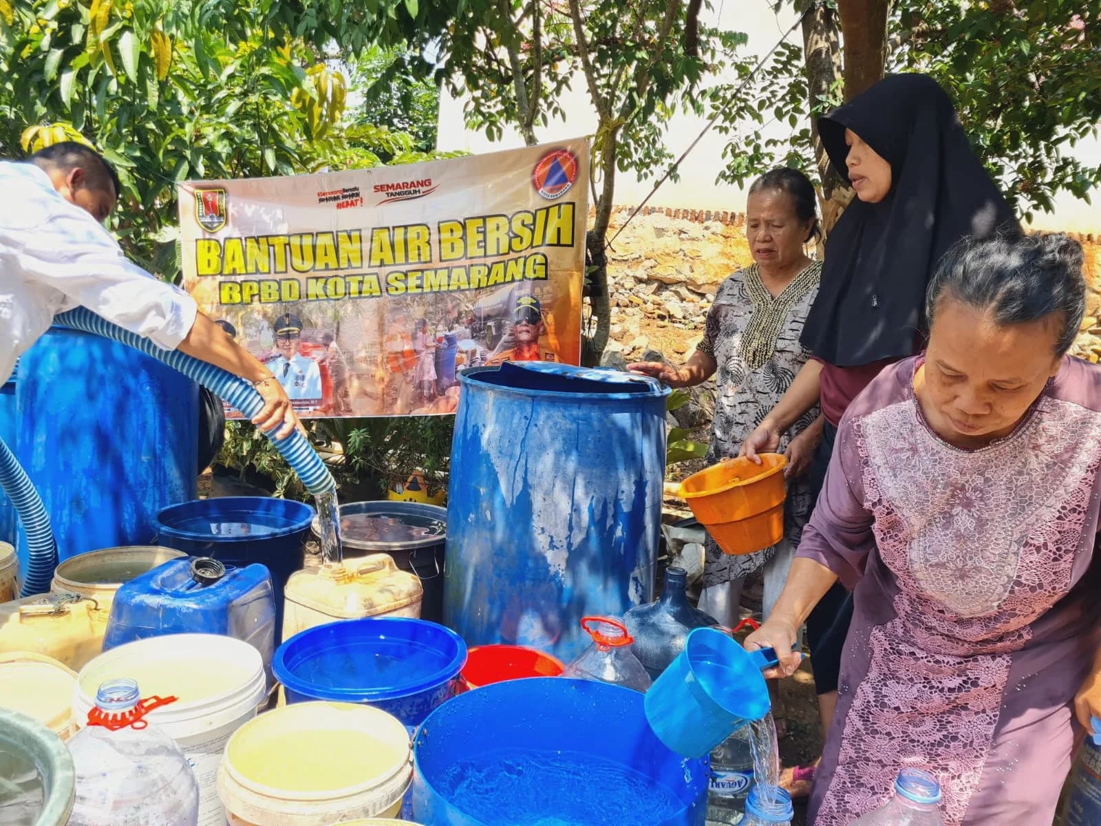 Kekeringan Melanda 4 Kecamatan Semarang, Wali Kota Agustina Siapkan 365 Ribu Liter Air