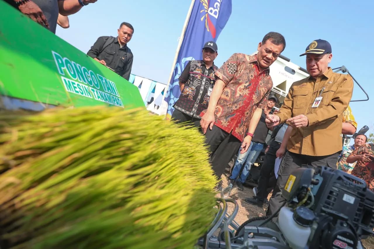 Produksi Padi Jateng Sudah 6,69 Juta Ton, Luthfi: Target 10,5 Juta Ton Bisa Terpenuhi