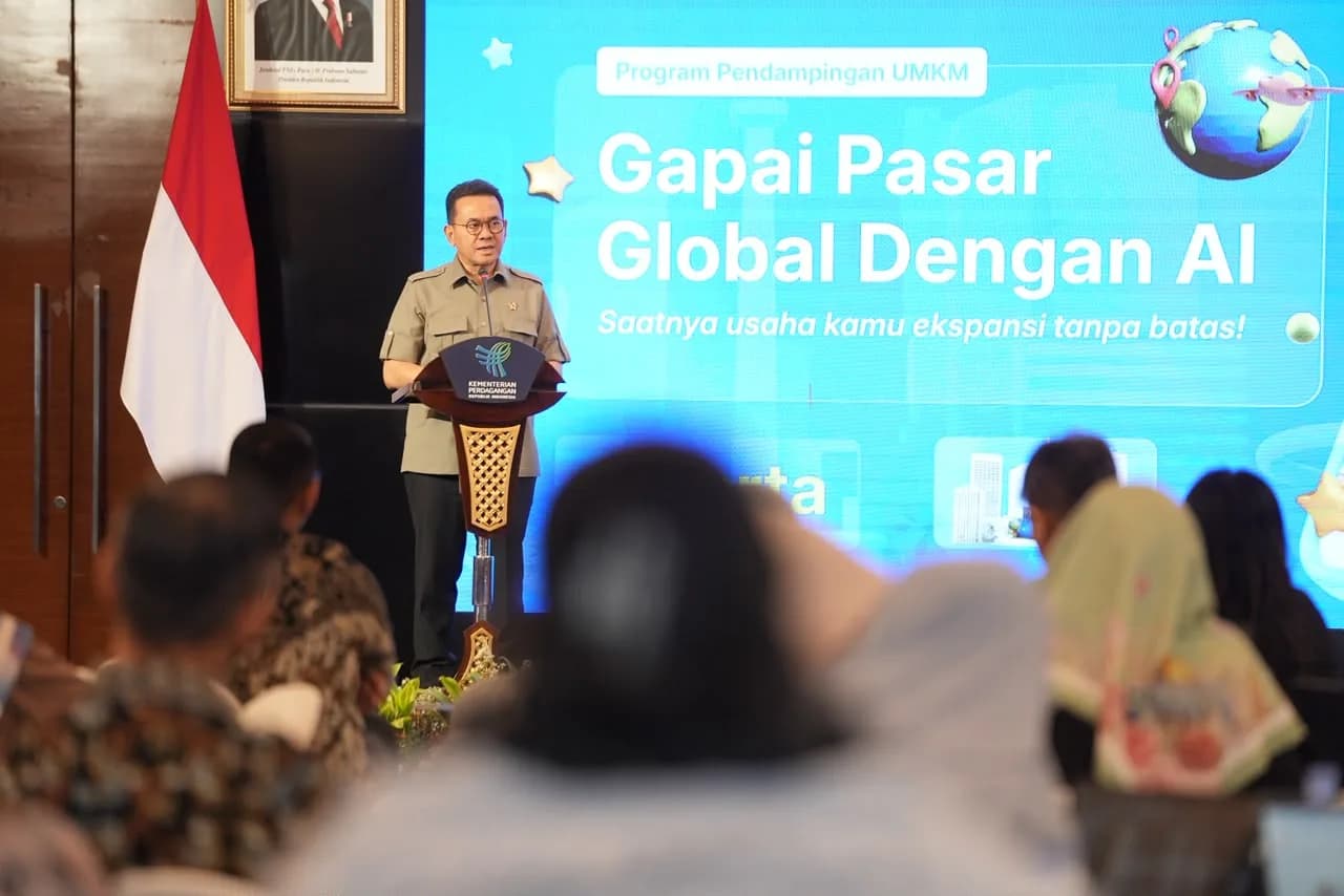 Hadapi Produk Asing, Mendag Dorong UMKM Kuasai Digital dan AI
