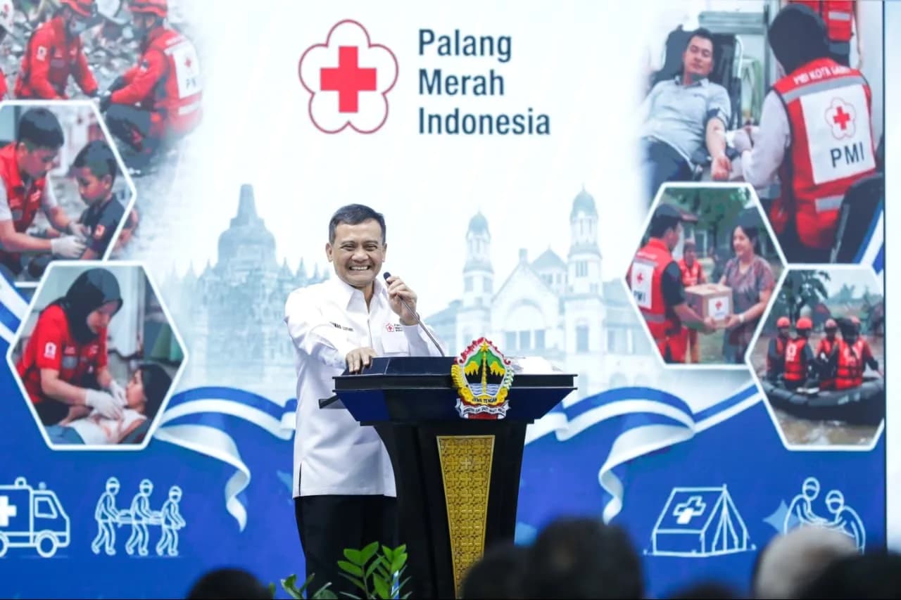 Sebut Jateng 'Minimarket' Bencana, Gubernur Luthfi Dorong Respons Cepat PMI