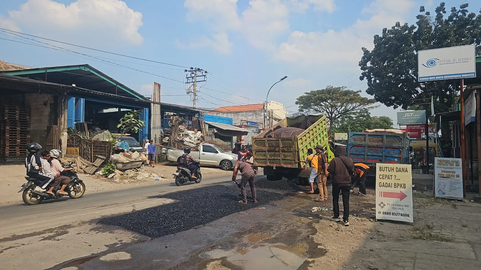 DPU Percepat Penanganan Jalan Kalipancur, Perbaikan Disesuaikan Tingkat Kerusakan